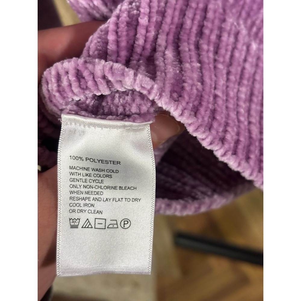 Tommy Bahama Womens‎ Lavender Purple Chenille Ribbed Boat Neck Sweater Size S - Picture 4 of 6
